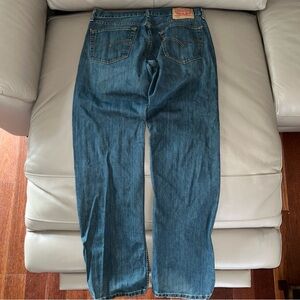 LEVI’S 559 RELAXED STRAIGHT LEG BLUE JEANS W32 x L32 vintage zip/button closure